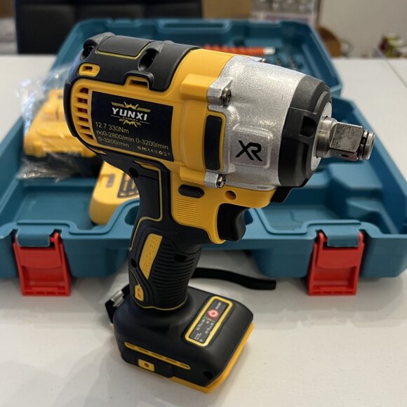 Brand New Cordless Power Impact Wrench w/Battery, Charger, Tools & Case! - Picture 9 of 16